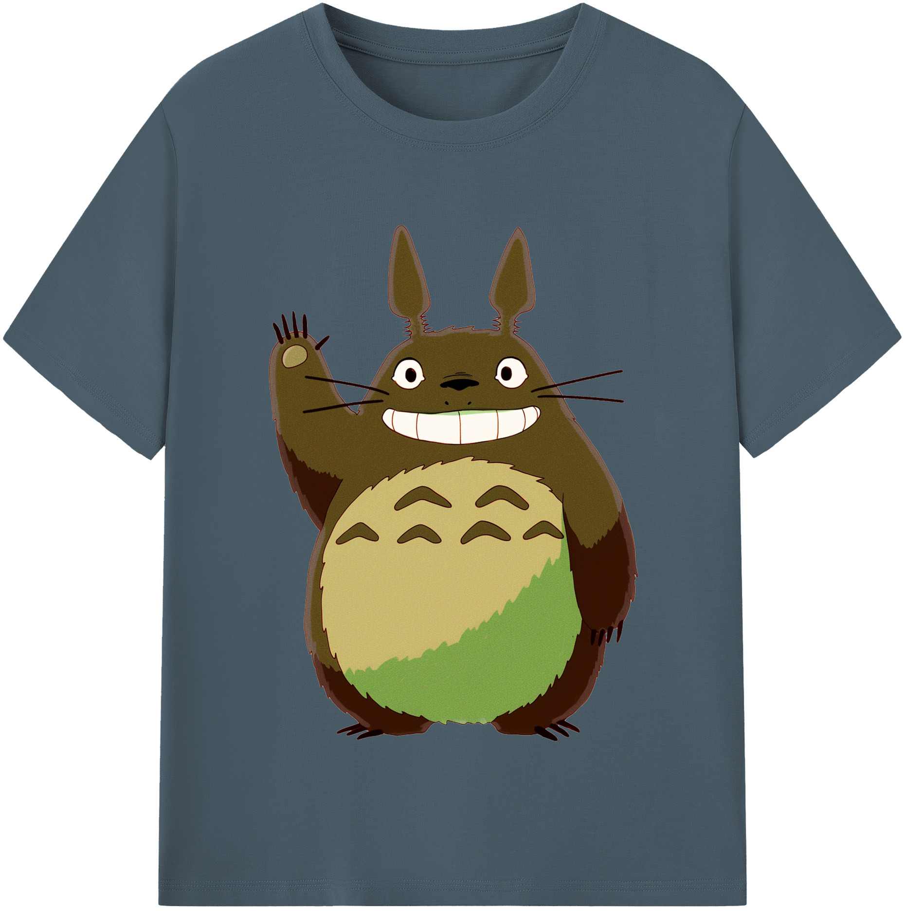（画像用） となりのトトロ 草壁メイ 草壁サツキ My Neighbor Totoro Satsuki Kusakabe Mei Kusakabe 綿100％半袖Tシャツ（フロントプリント）
